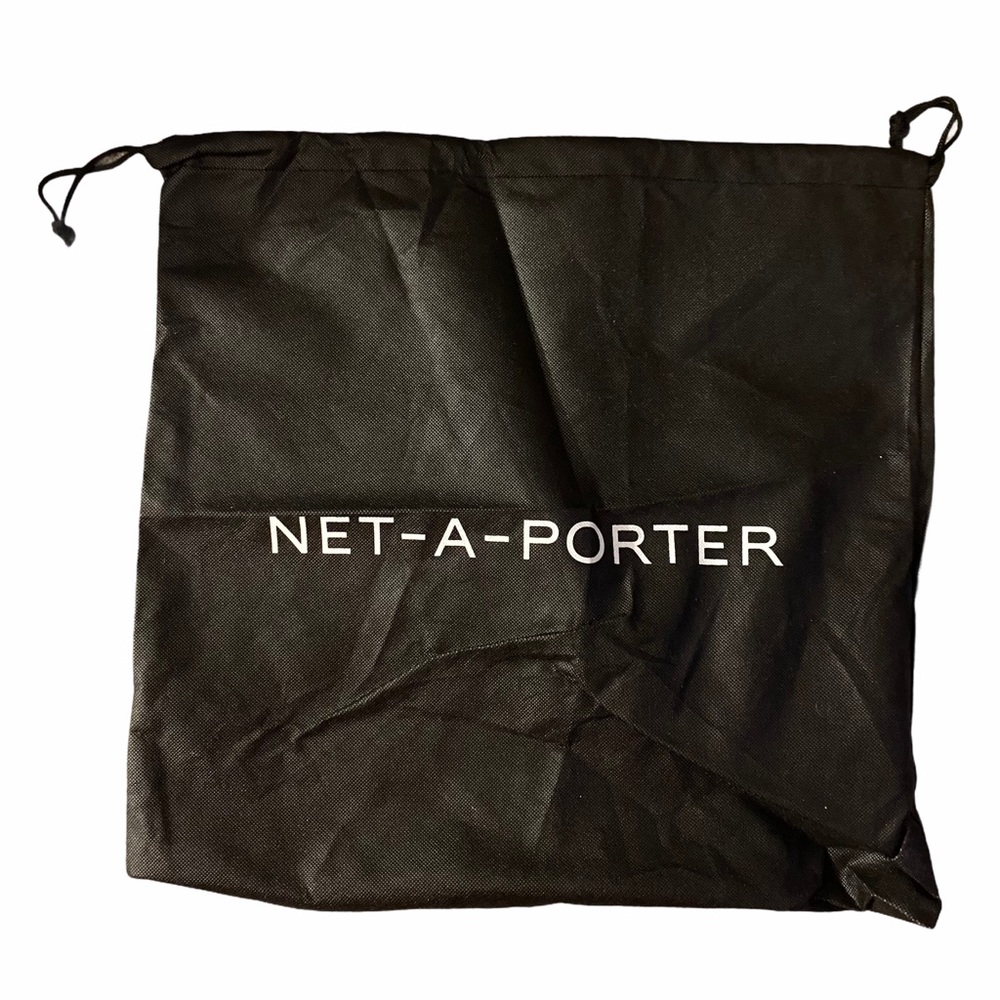 Net a porter black dust bag